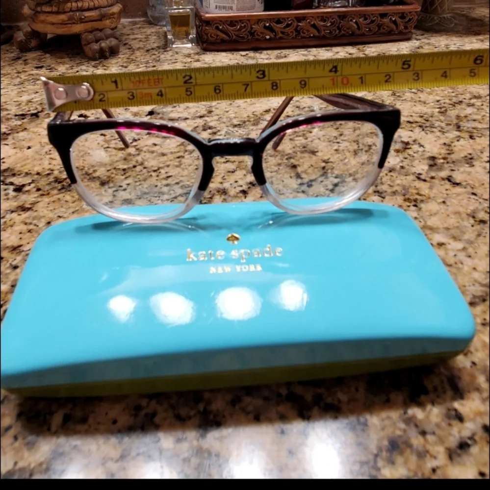 Modern genius glasses and Kate spade case